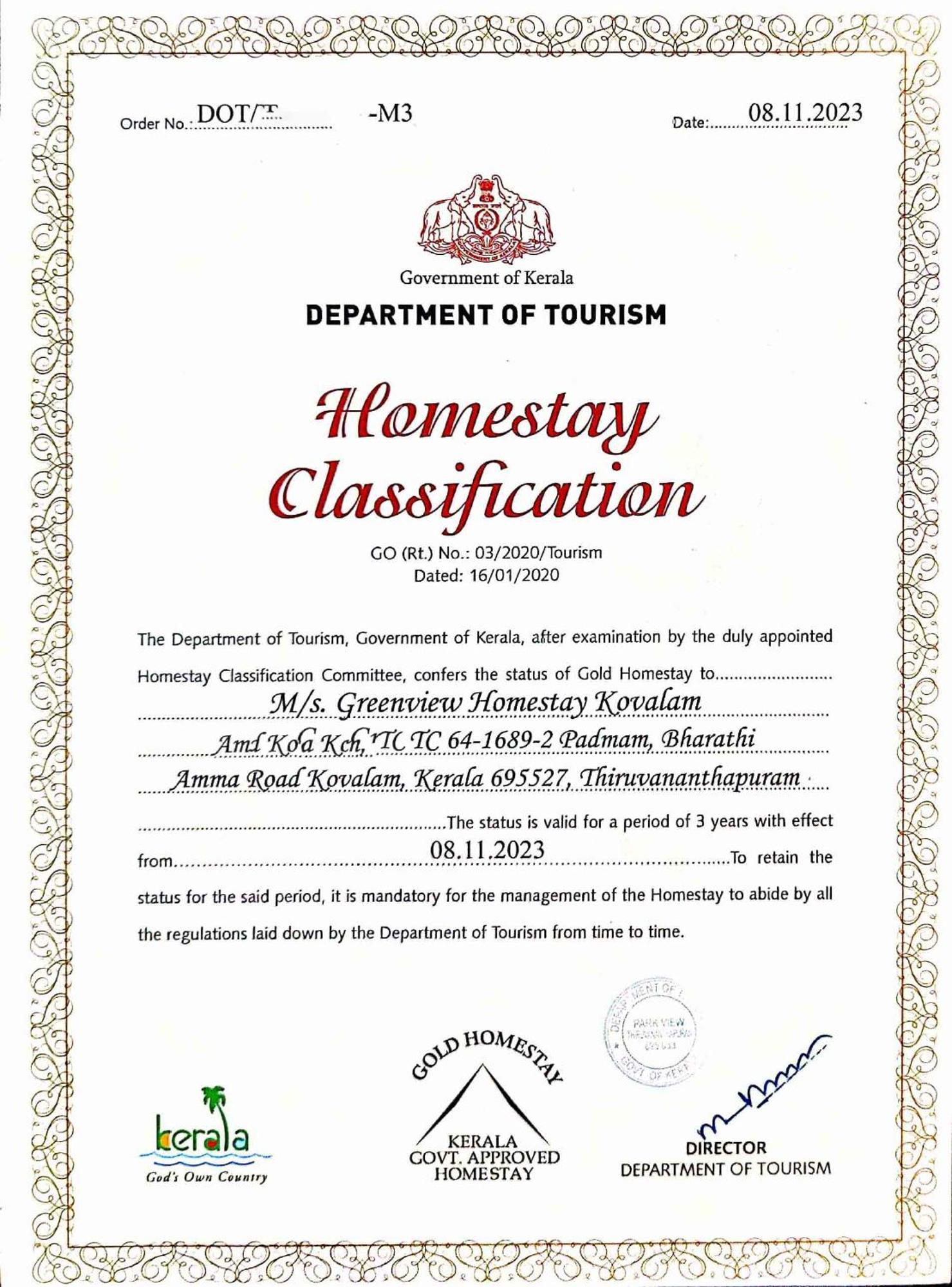 Homestay Greenview Kovalam Thiruvananthapuram